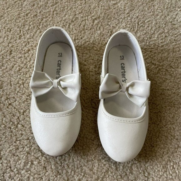 Carter's Other - Carters Slip On White Dress Shoe Size 13